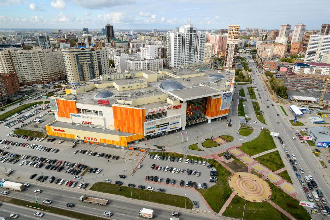 Самый большой торговый центр Новосибирска. ТРК 